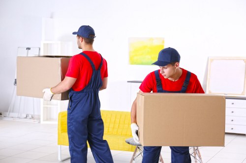 Local team collecting office furniture in Hillingdon