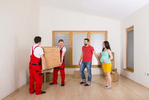 Local movers handling furniture loading in Hillingdon